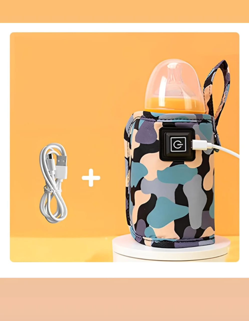 CALENTADOR DE BIBERON USB - color: ROSADO